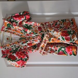 NWT FARM Rio Flowerful Romper